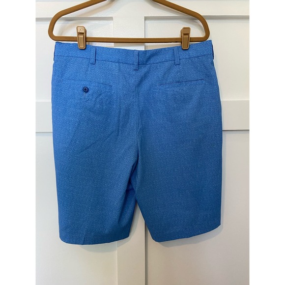 PGA Tour Men's Blue Golf Shorts - Size 34, Flat Front Chino Style MS15 - Picture 4 of 7
